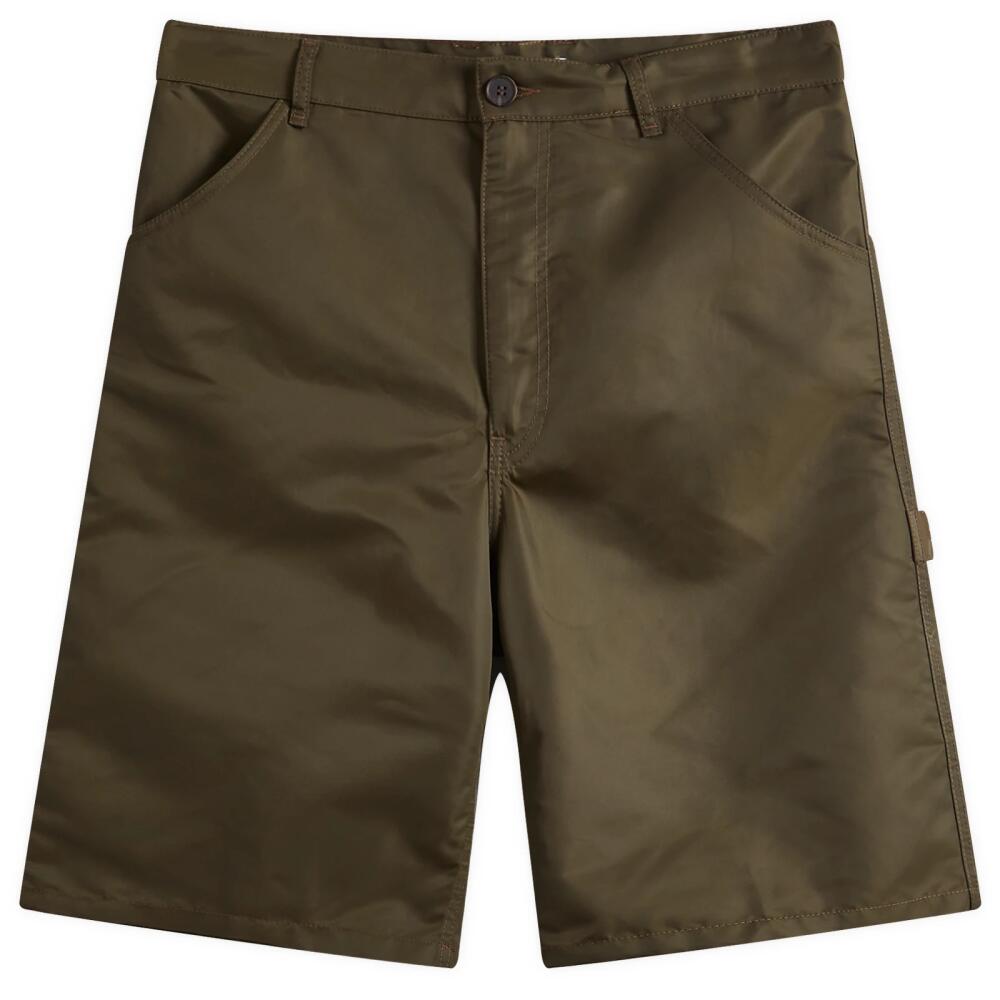 Wood Wood Men's Robbie Carpenter Shorts in Dark Army Cover