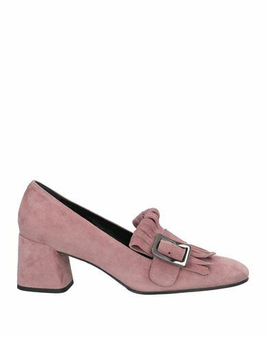 Guglielmo Rotta Woman Loafers Pastel pink Leather Cover