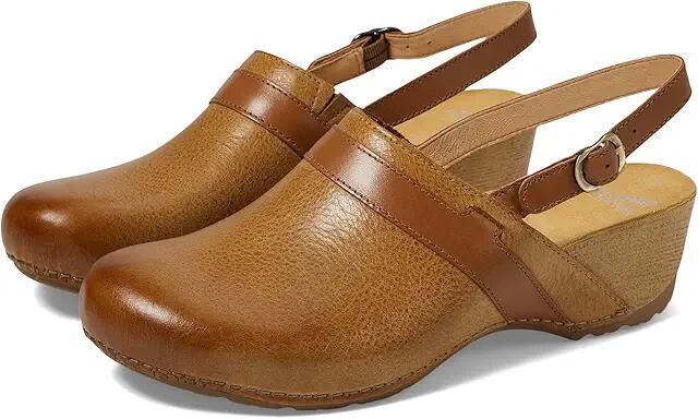 Dansko Tammy (Tan Milled Burnished) Flat Shoes Cover