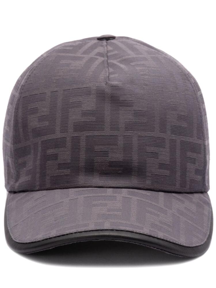 FENDI FF-jacquard baseball cap - Grey Cover