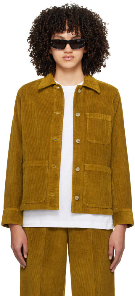 A.P.C. Tan Silvana Jacket Cover