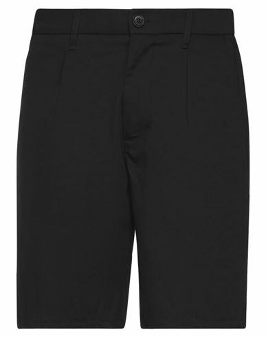 Imperial Man Shorts & Bermuda Shorts Black Cotton, Elastane Cover