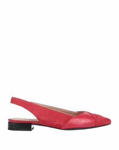 Geox Woman Ballet flats Brick red Goat skin Cover