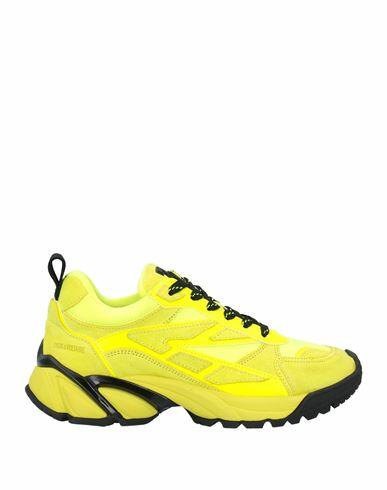 Zadig & voltaire Woman Sneakers Yellow Soft Leather, Polyester Cover