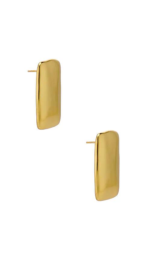 AUREUM Cait Earrings in Metallic Gold Cover