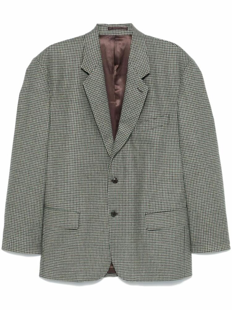 Random Identities dogtooth blazer - Green Cover