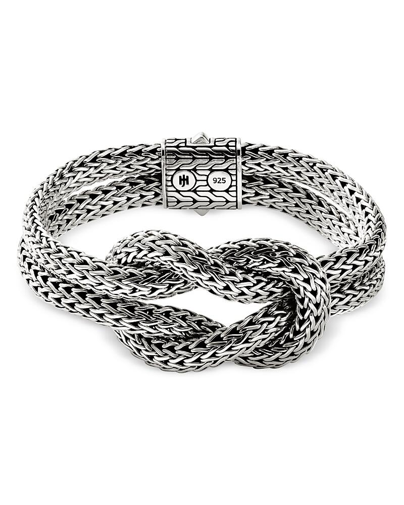 John Hardy Sterling Silver Classic Chain Love Knot Woven Link Bracelet Cover