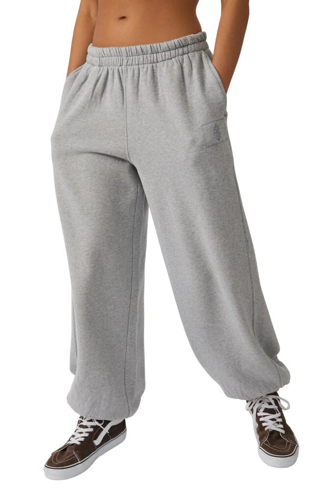 FP Movement by Free People All Star Cotton Blend Joggers in Heather Grey Cover