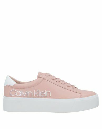 Calvin Klein Woman Sneakers Pink Bovine leather Cover