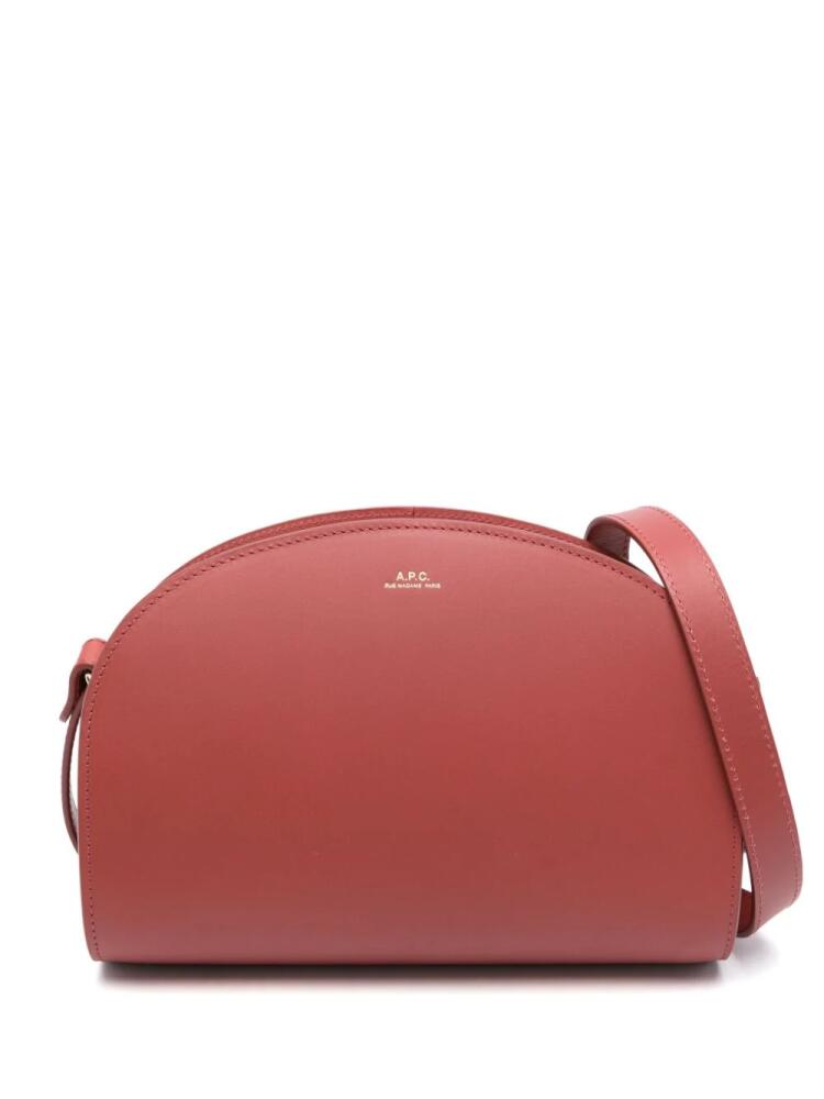 A.P.C. Demi-Lune crossbody bag - Red Cover