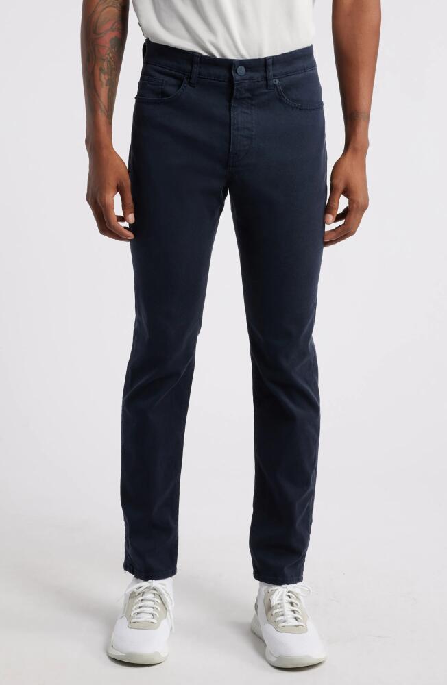 BOSS Delaware Straight Leg Five Pocket Pants in Dark Blue Cover