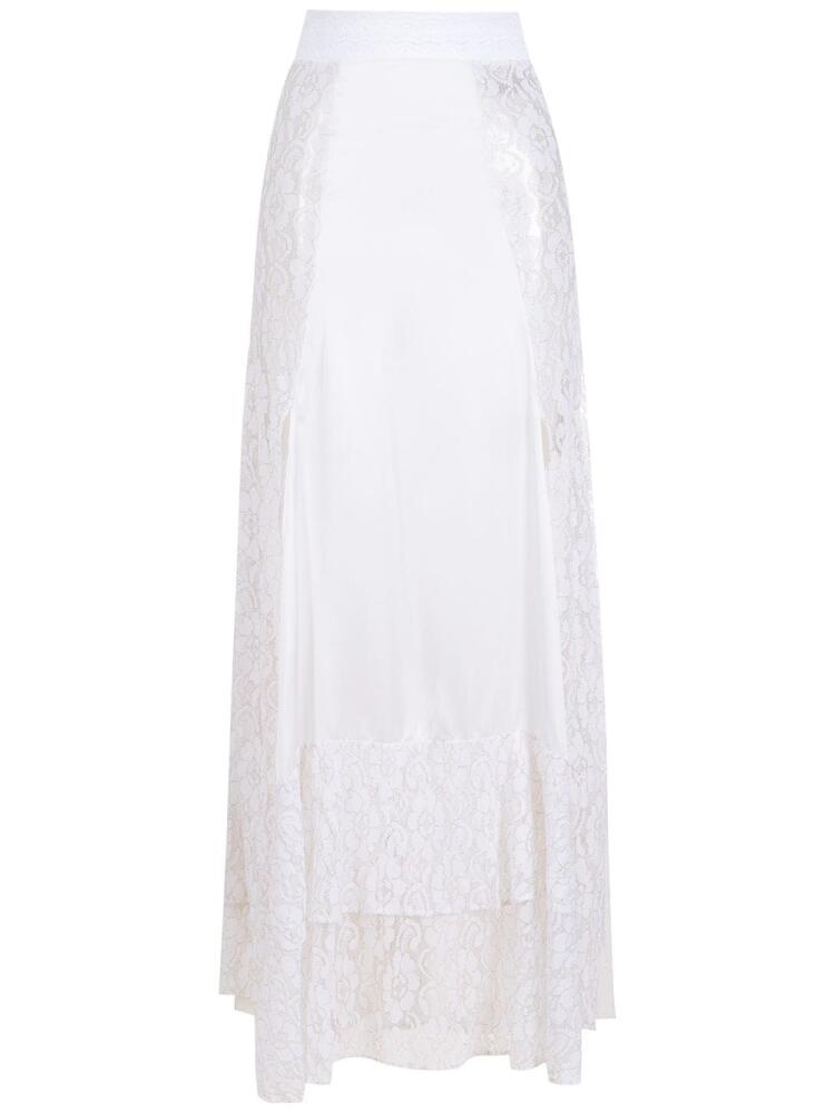 Amir Slama lace maxi skirt - White Cover