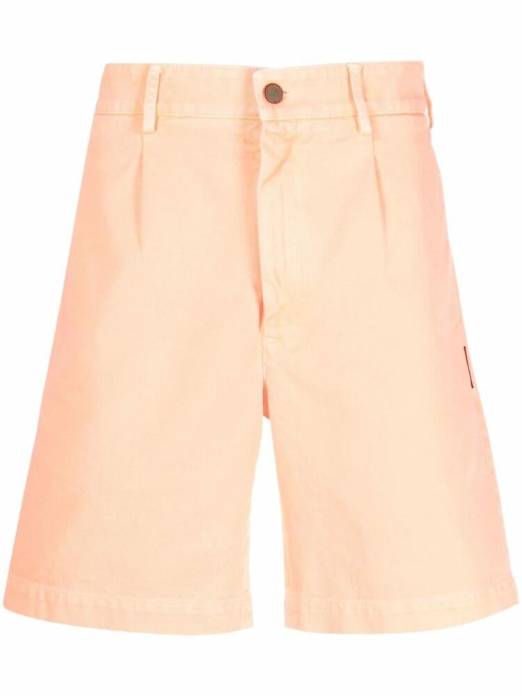 Palm Angels cotton-twill bermuda shorts - Orange Cover