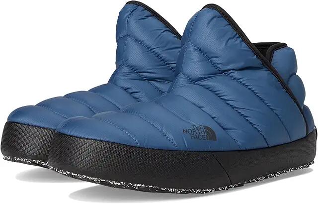 The North Face ThermoBall Traction Bootsies (Shady Blue/TNF Black) Men's Shoes Cover