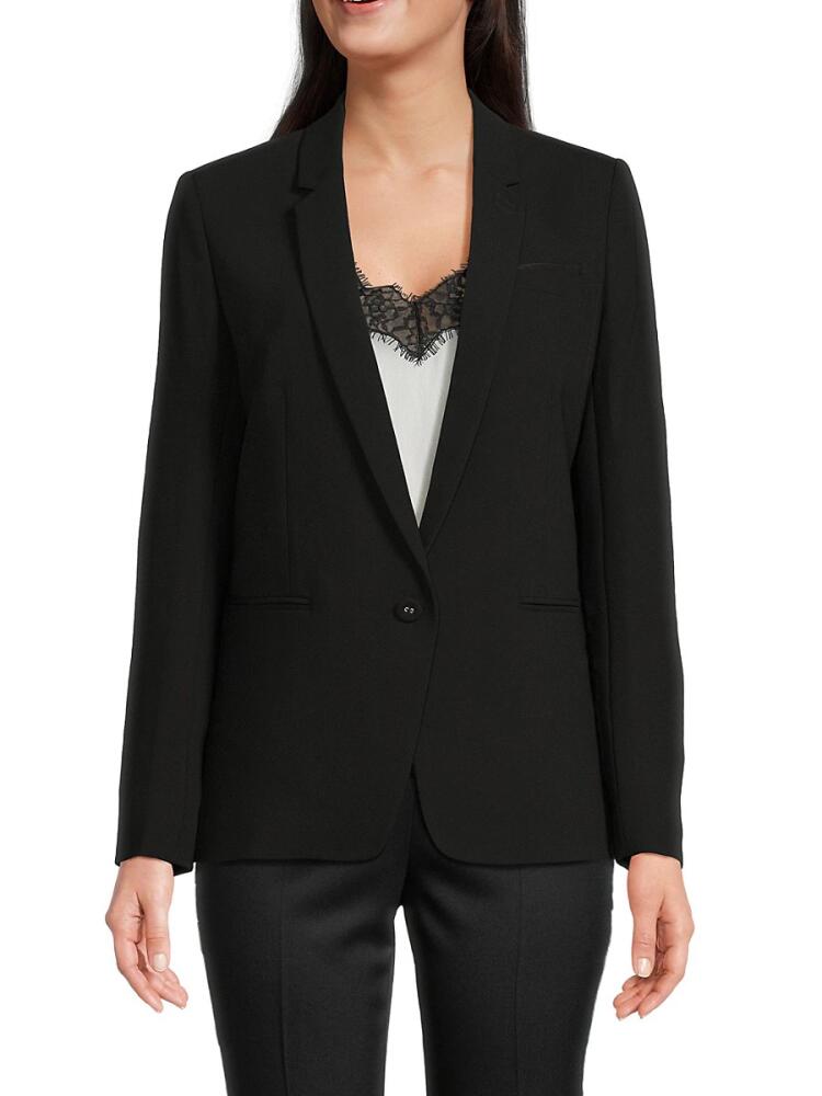 The Kooples Women's Notch Lapel Blazer - Black Cover