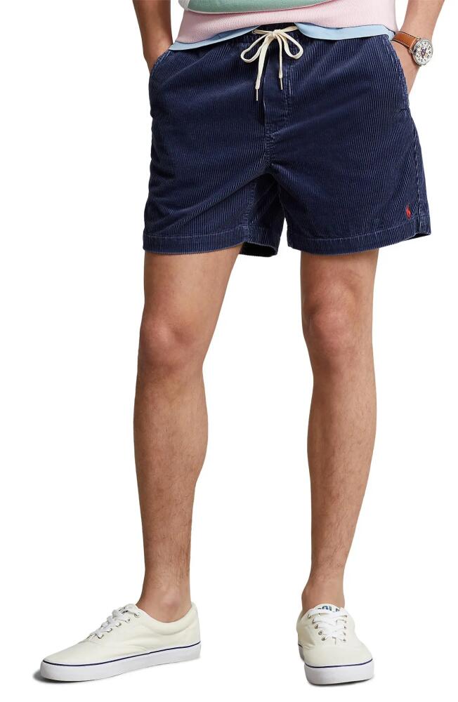 Polo Ralph Lauren Classic Fit Prepster Cotton Corduroy Shorts in Boston Navy Cover