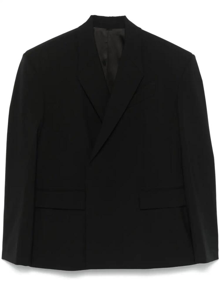 Mugler wool blazer - Black Cover