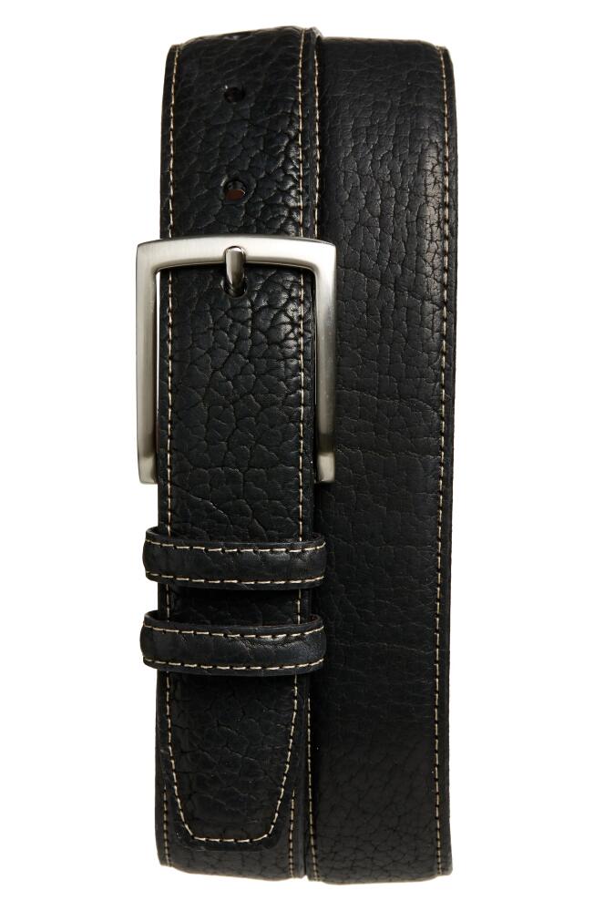 Torino Leather Belt in Black Cover