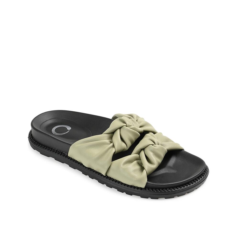 Journee Collection Melanie Slide Sandal | Women's | Light Green Cover