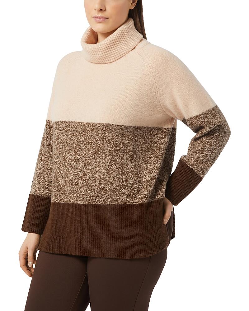 Marina Rinaldi Plus Danilo Color Blocked Sweater Cover