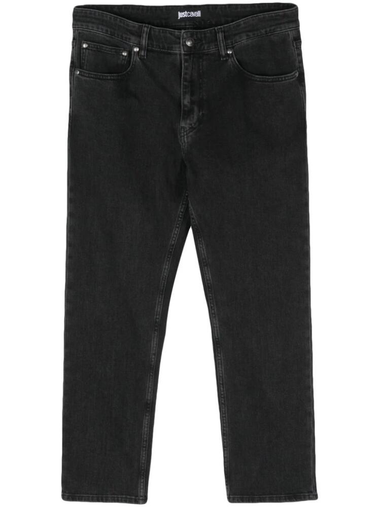 Just Cavalli slim-fit cropped jeans - Black Cover