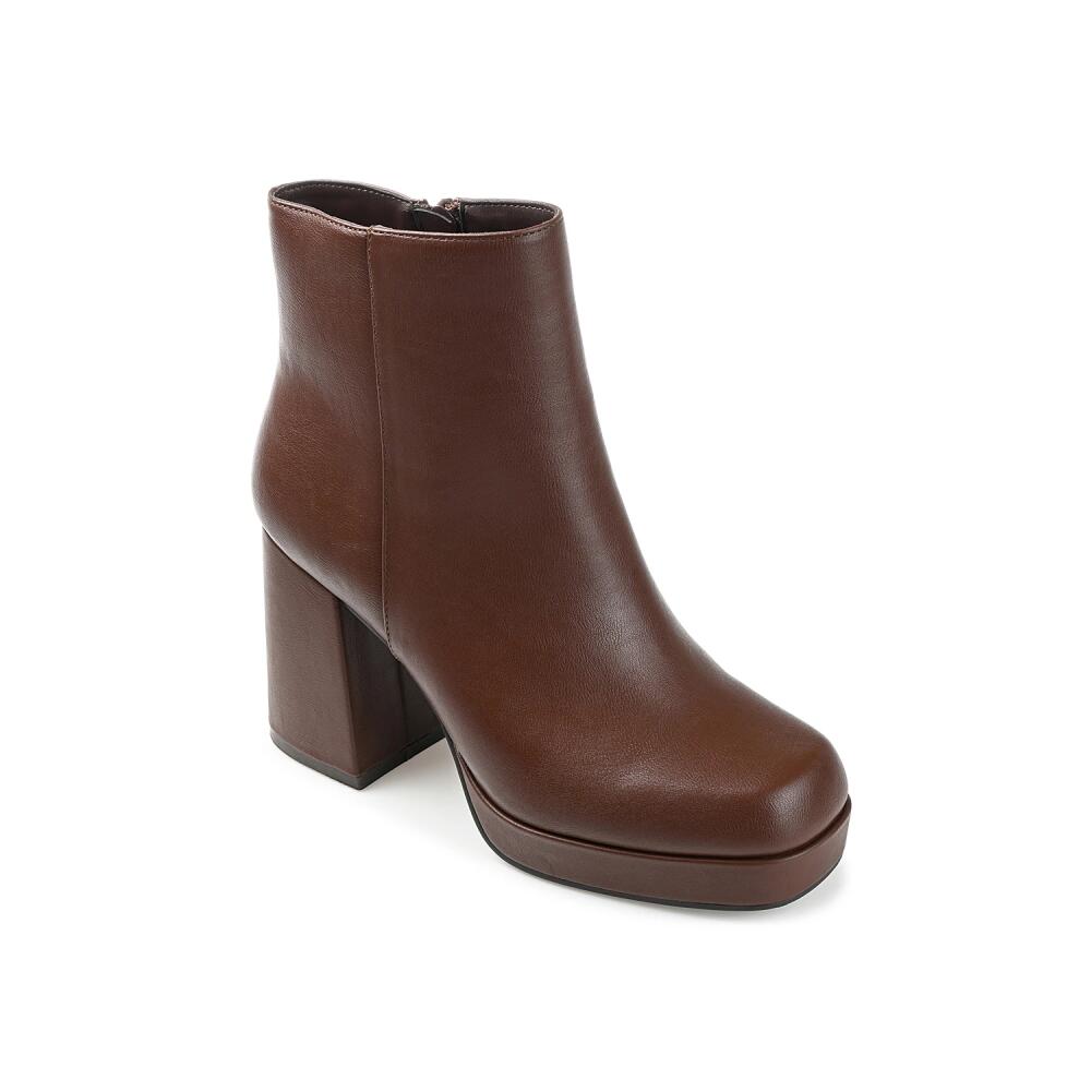 Journee Collection Mollie Bootie | Women's | Dark Brown Cover