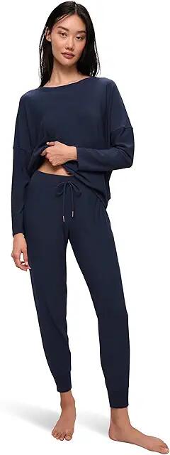 Eberjey Softest Sweats Joggers (Navy) Women's Pajama Sets Cover