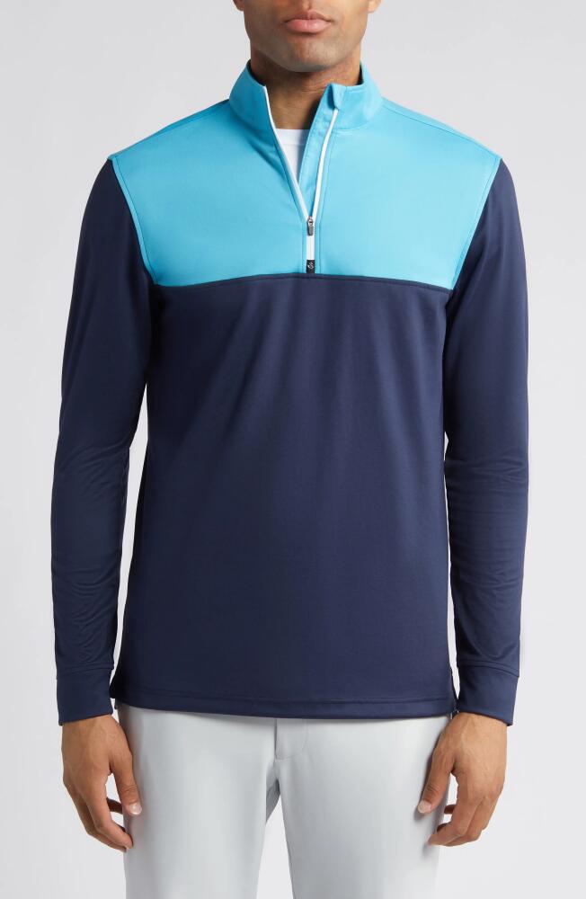 Swannies Eli Quarter Zip Golf Pullover in Maui Cover