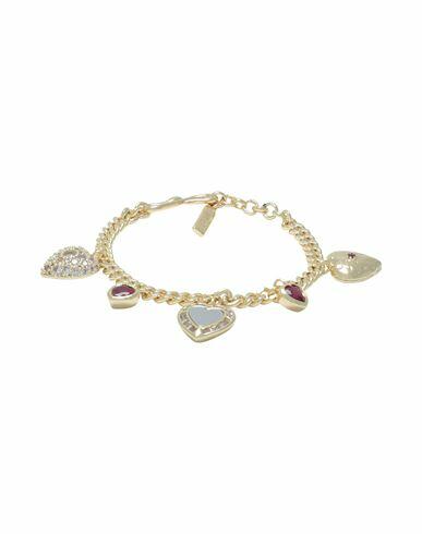 Luv Aj Woman Bracelet Gold Brass, Cubic zirconia Cover