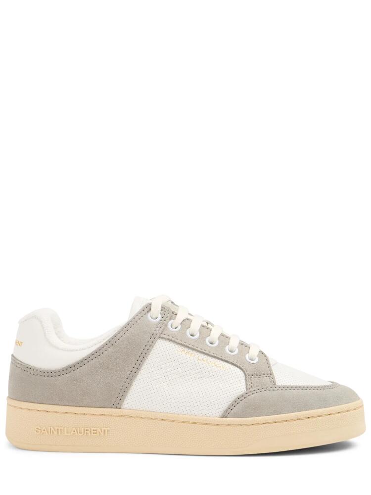 SAINT LAURENT 20mm Sl61 Leather Low Top Sneakers Cover