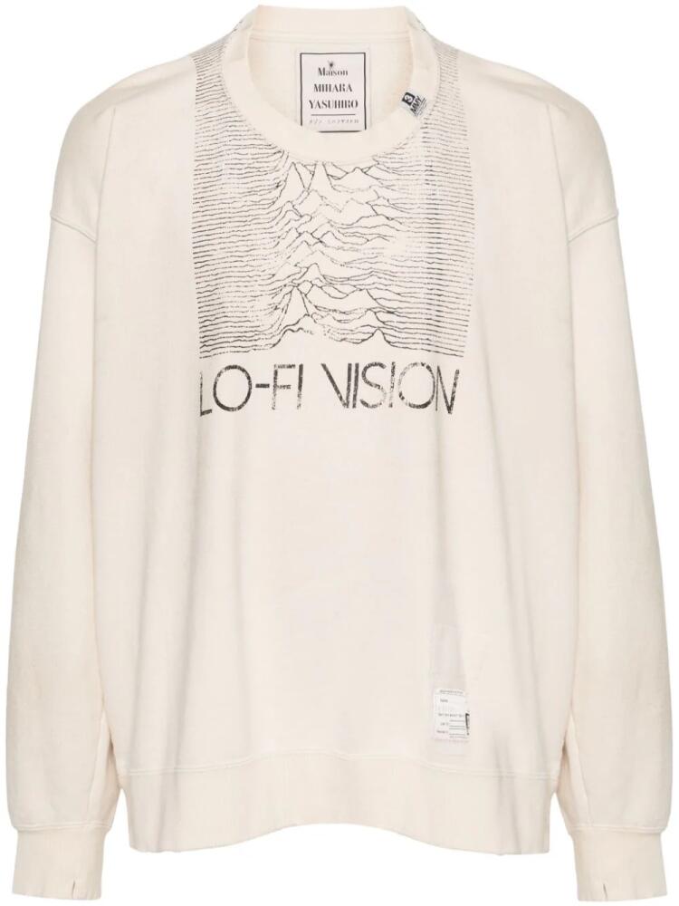 Maison MIHARA YASUHIRO layered-design sweatshirt - Neutrals Cover