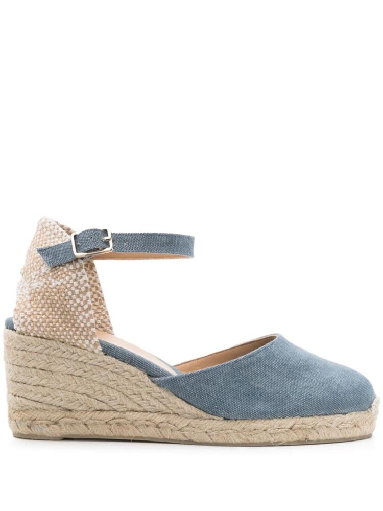 Castañer Carol 70mm wedge espadrilles - Blue Cover