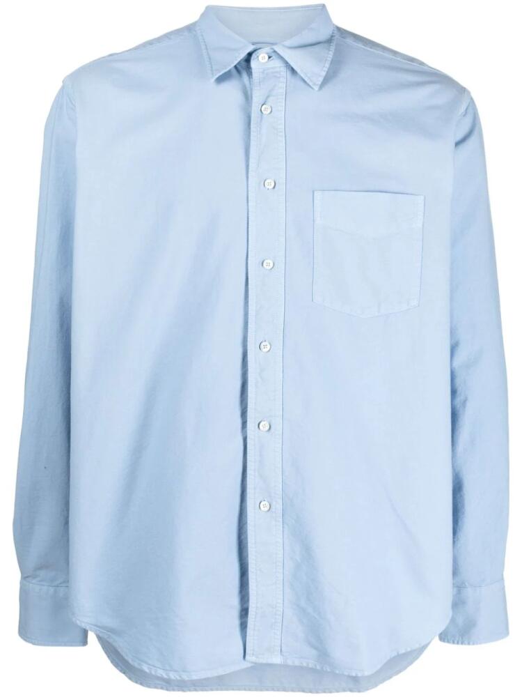 ASPESI long-sleeve cotton shirt - Blue Cover