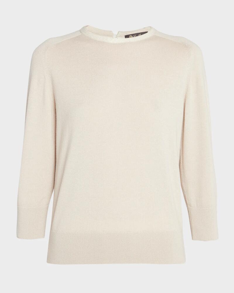 Loro Piana Kiso Cashmere Crewneck Sweater Cover