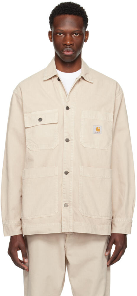 Carhartt Work In Progress Beige Garrison Jacket Cover