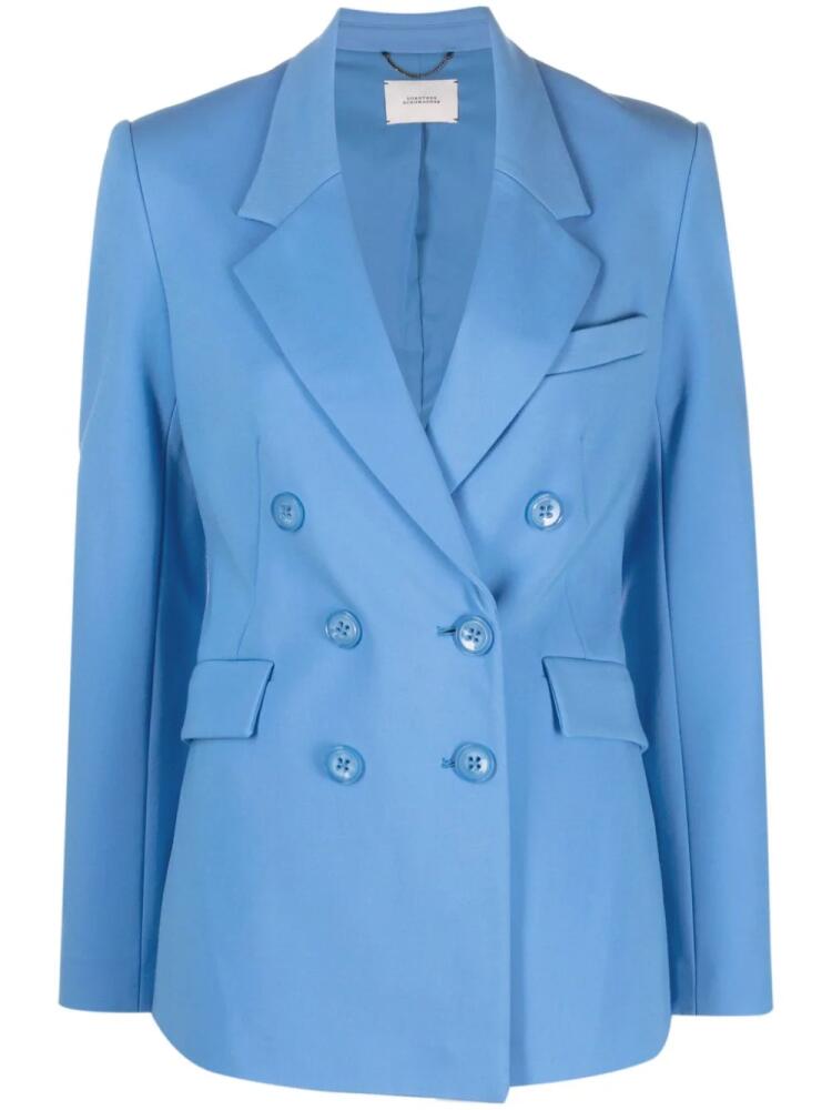 Dorothee Schumacher double-breasted notched blazer - Blue Cover