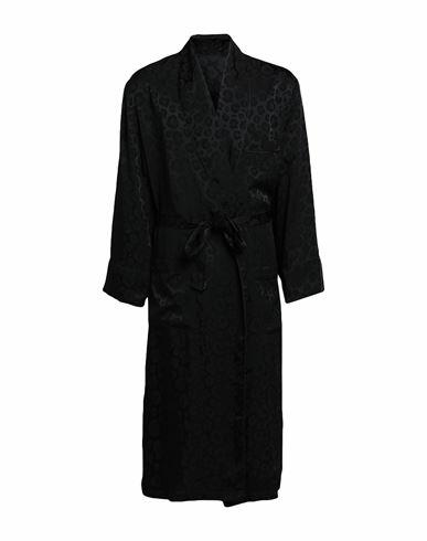 Moschino Man Dressing gown or bathrobe Black Acetate, Silk Cover