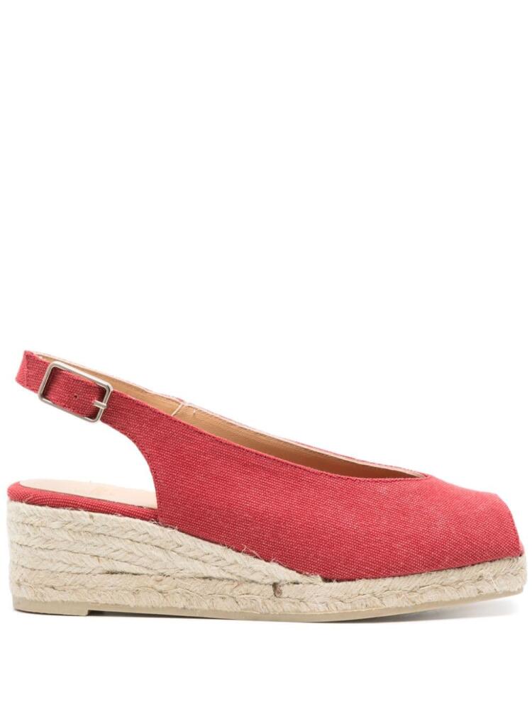 Castañer Dosalia 50mm wedge espadrilles - Red Cover