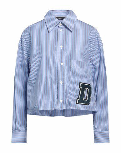 Department 5 Woman Shirt Azure Cotton Cover