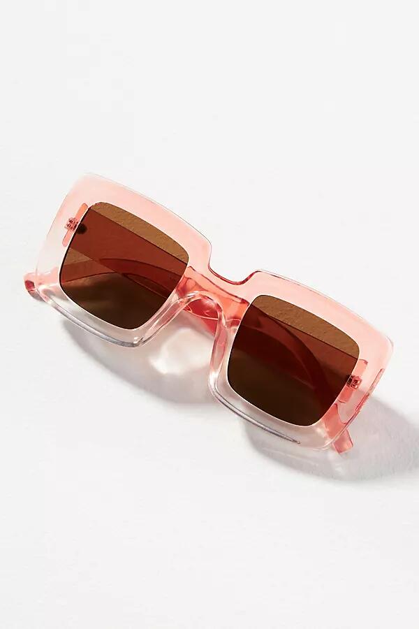 By Anthropologie Ombre Oversized Square Sunglasses Cover