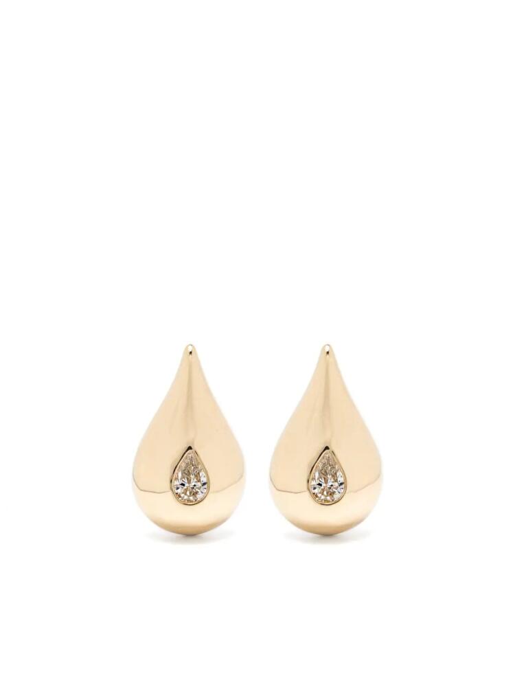 Mateo 18kt yellow gold diamonds teardrop-shaped earrings Cover