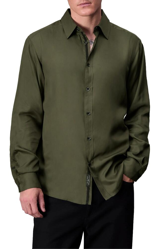 rag & bone Cooper Relaxed Fit Button-Up Shirt in Forgreen Cover