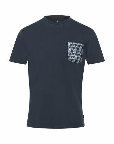 04651/a Trip In A Bag Man T-shirt Midnight blue Cotton Cover