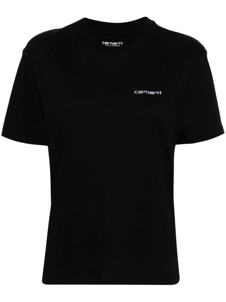 Carhartt WIP Script embroidery T-shirt - Black Cover