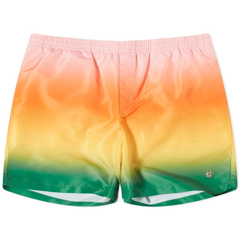 Casablanca Men's Printed Swim Shorts in Gradient Cover