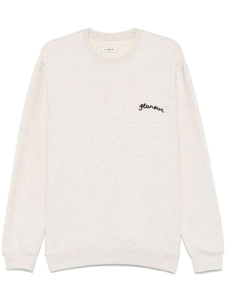 FLÂNEUR Signature sweatshirt - Neutrals Cover