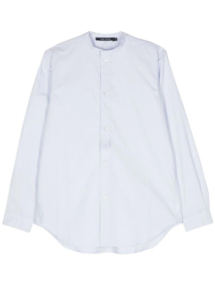 Sofie D'hoore Boyed Waterfall cotton shirt - Blue Cover