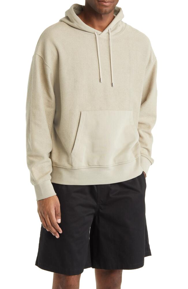 FRAME Reversed Hoodie Sweatshirt in Deep Fog Cover