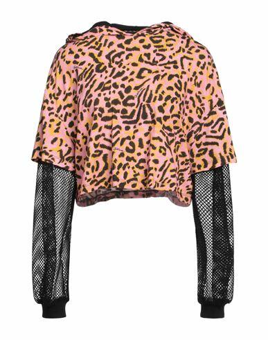 Just Cavalli Woman T-shirt Pink Cotton, Polyester, Elastane Cover