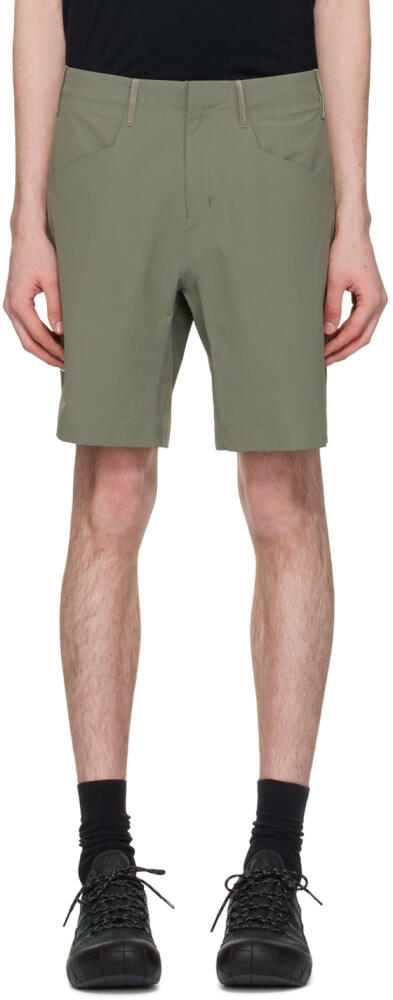 Veilance Khaki Voronoi Shorts Cover